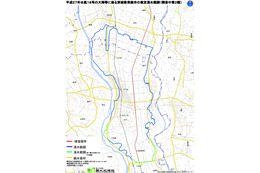 鬼怒川の堤防決壊……国土地理院、浸水地域の地図を公開 画像