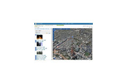 マイクロソフト、ブラウザ上で3D地図が閲覧できる「Live Search 地図検索3D」 画像