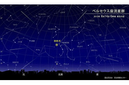 ペルセウス座流星群、8月12～14日が観測チャンス 画像