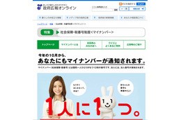 マイナンバー制度が本格スタート……番号通知カードの発送始まる 画像