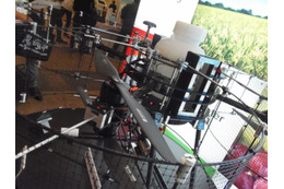 【次世代農業EXPO】農薬散布にドローン活用! 完全自動飛行を実現した専用マルチコプター 画像