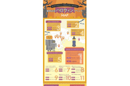 今年はどこ行く？都市近郊の「ハロウィンマップ」公開 画像