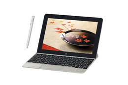 NEC、10.1型Windowsタブレット「LAVIE Tab W」Cherry Trail搭載モデルを29日に発売