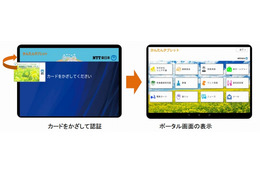 ICカードをかざしてログイン、NTT東がシニア利用のトライアル実施 画像