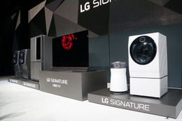 【CES 2016】4Kテレビや冷蔵庫など、LGがプレミアム家電「LG SIGNATURE」を発表 画像