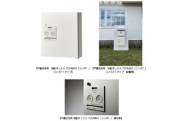 不在時も宅配物の受け取りが可能!捺印機能付き戸建住宅用宅配ボックス 画像