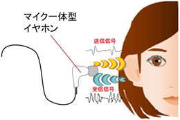 イヤホンで「耳認証」、NECの新技術 画像