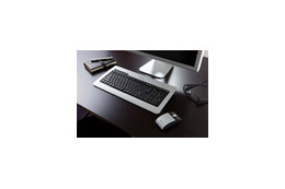 オンキヨー、アルミ無垢使用のワイヤレスキーボード＆マウス 画像