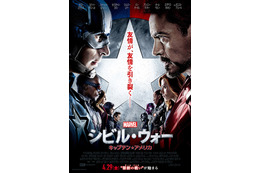 スパイダーマンがいない! 『シビル・ウォー』新ポスター 画像