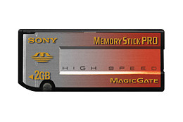 ソニー、読み書き80Mbpsの「メモリースティック PRO(High Speed)」と「同デュオ(High Speed)」 画像