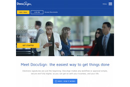 スマホからの署名も可能、DocuSign社の電子署名クラウドが国内初提供 画像