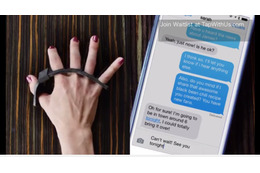 文字入力の常識が変わる!? ウェアラブルキーボード「Tap」 画像