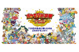 「ポケモン総選挙720」結果発表!---ピカチュウは4位に沈む 画像