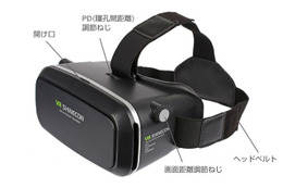 自分のスマホで体験できる「VR SHINECONヘッドセット」、Hameeが3000円で発売 画像