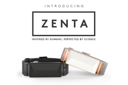ストレスや感情の把握が可能な活動量計「ZENTA」が登場! 画像