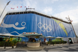 リオ五輪のビーチバレー会場はまだ建設中? 画像