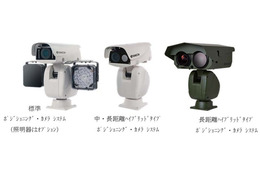重要施設の監視を想定した高耐久監視カメラシステム 画像