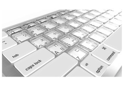 実現化に超期待! Apple、E Ink採用でキーの配置変更が自由自在なキーボードを開発か 画像