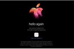 Apple、スペシャルイベント「hello again」を27日に開催すると正式発表 画像