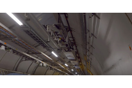 巨大トンネルLHCをパトロールする2機の大型ハドロン・コライダーTIM 画像