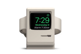 まるでミニチュアのMacintosh!Apple Watchの充電キット「W3 Stand」 画像