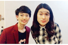 松田凌と横澤夏子が顔交換!「横澤さんイケメンってか、美人になってる」 画像