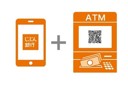 スマホのみでATM入出金が可能な「スマホATM」が27日スタート