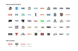 米Google、「YouTube TV」スタート！35ドルで約40のテレビ局放送が見放題