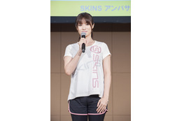 深田恭子、スポーツウェア姿を披露!ブランドアンバサダーに就任 画像