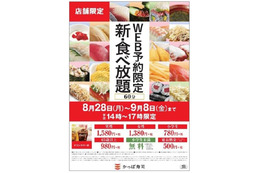 かっぱ寿司、9月25日から「新・食べ放題」開催 画像