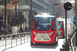 丸の内でソフトバンクの自動運転バスに乗ってきた！乗り心地は… 画像