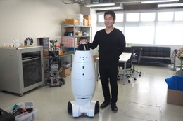 360度死角なし!明大発ベンチャーが開発する自律移動型“警備ロボット”が街に出る日も近い? 画像