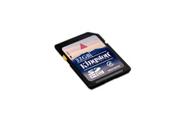 キングストン、Class4対応で32GBのSDHCメモリーカード 画像