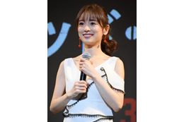 泉里香、美貌とトラップで報道陣を魅了「絶対に気づくだろうなと思っていたのですが」 画像