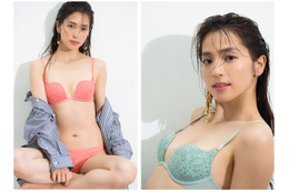 中村アン、胸の美しさ際立つシンプルブラ姿を披露! 画像