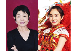 泉ピン子とももクロ百田夏菜子が海老のつかみ取り対決! 画像