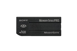 ソニー、1GバイトのメモリースティックPRO 画像