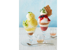アフタヌーンティー、苺ミルクなど「かき氷パフェ」新作4種を発売 画像