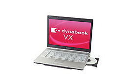 東芝、15.4型ワイド液晶&Intel 915GM搭載の「dynabook VX」 「dynabook TX」も拡充 画像