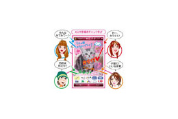 ウィルコム、「手描きチャット」が最大4人で利用可能に 画像