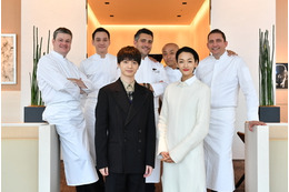 『グランメゾン東京』出演の玉森裕太&冨永愛、美食の饗宴に感激! 画像