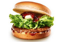 ソースが1.5倍量に!ロッテリア、「超てりやきバーガー」期間限定発売 画像