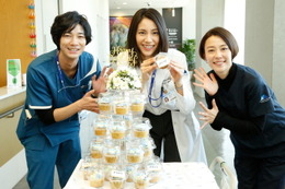 松下奈緒、35歳の誕生日を木村佳乃＆清原翔がサプライズ祝福！ 画像