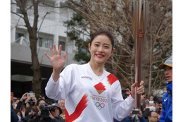 石原さとみ、聖火リレーリハーサル!「ワクワクしてあっという間でした」 画像