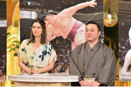 人気力士・炎鵬、相撲好きの市川沙耶にリクエスト「ちゃんと僕を褒めてほしい」 画像