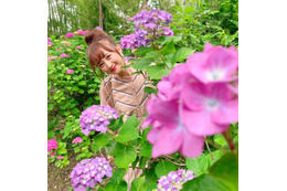 小松彩夏、地元岩手をPR!アジサイデート風ショットにファン歓喜! 画像
