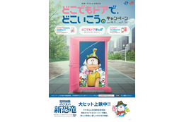 JR西日本と映画『ドラえもん』がタイアップ！2日間乗り放題の「どこでもドアきっぷ」発売！ 画像