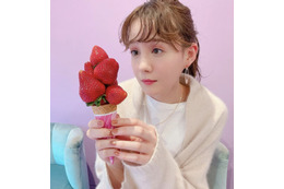 トリンドル玲奈、映えすぎるモリモリのいちごに反響! 画像