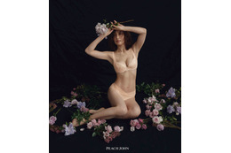 グラビア界のレジェンド・熊田曜子がPEACH JOHNの下着モデルに!“おっぱい体操”も公開 画像