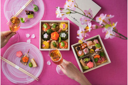 桜の生花で“おうち花見”も！ホテル椿山荘東京から「お花見弁当」など 画像